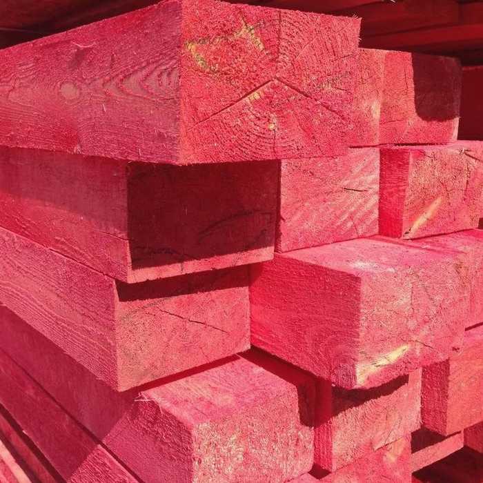 Брус обрезной антисептированный естественной влажности 100х150х6000 сорт 1-3
